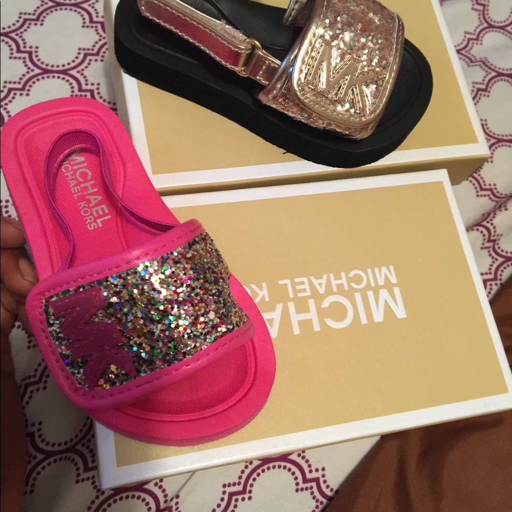 Mk toddler sandals